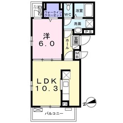 スカイブルー　高井戸の物件間取画像